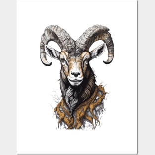 Alpine ibex Posters and Art